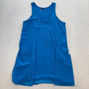 Sparkle & Fade Flowy Blue Dress Size Large